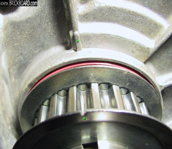 Volvo 200 -- Timing washer front