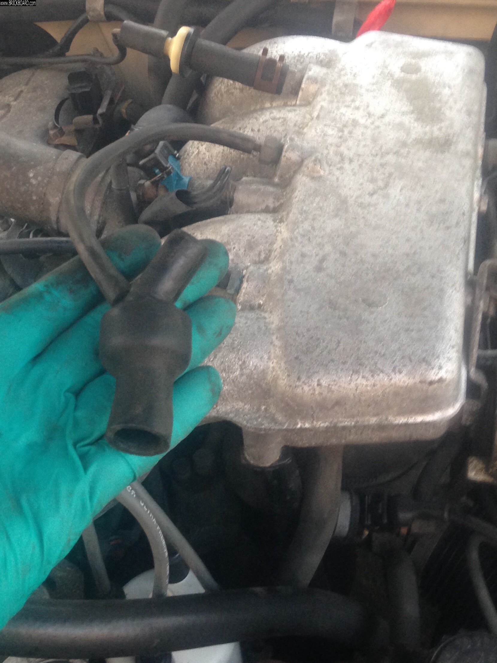 Volvo 200 -- Flame trap removal