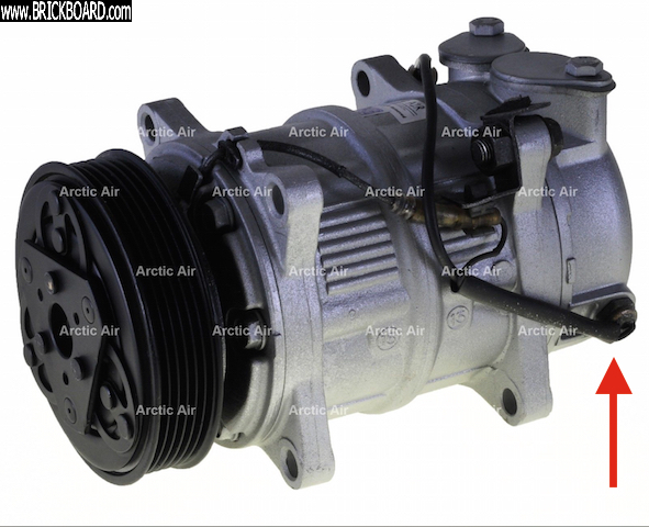 Volvo 900 -- AC compressor temperature switch